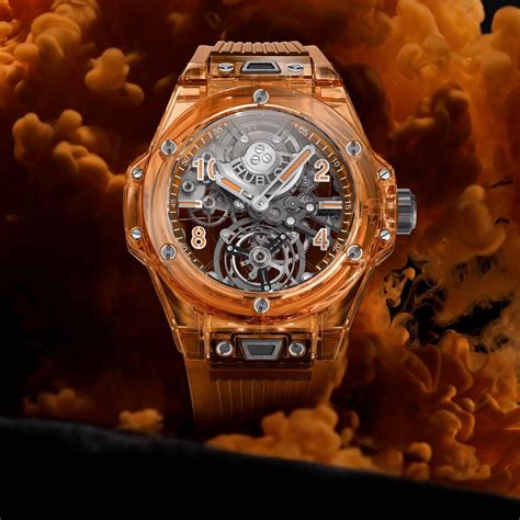 hublot rednblack skeleton tourbillon price|Hublot big bang 45mm.